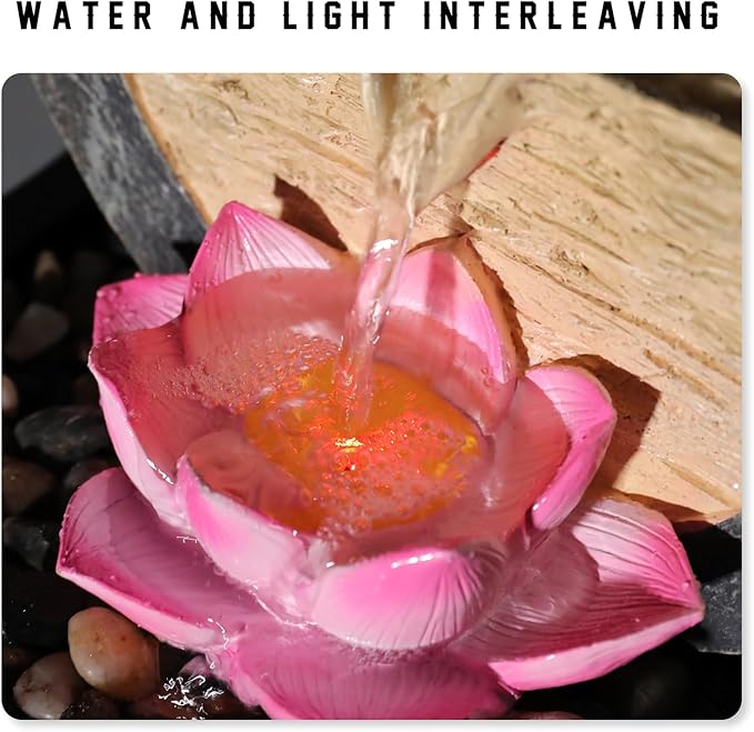 Zen Peaceful Water Meditation Decor