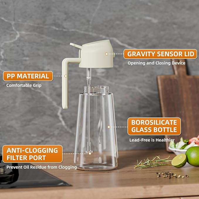 16oz/470ml Oil Dispenser and Sprayer