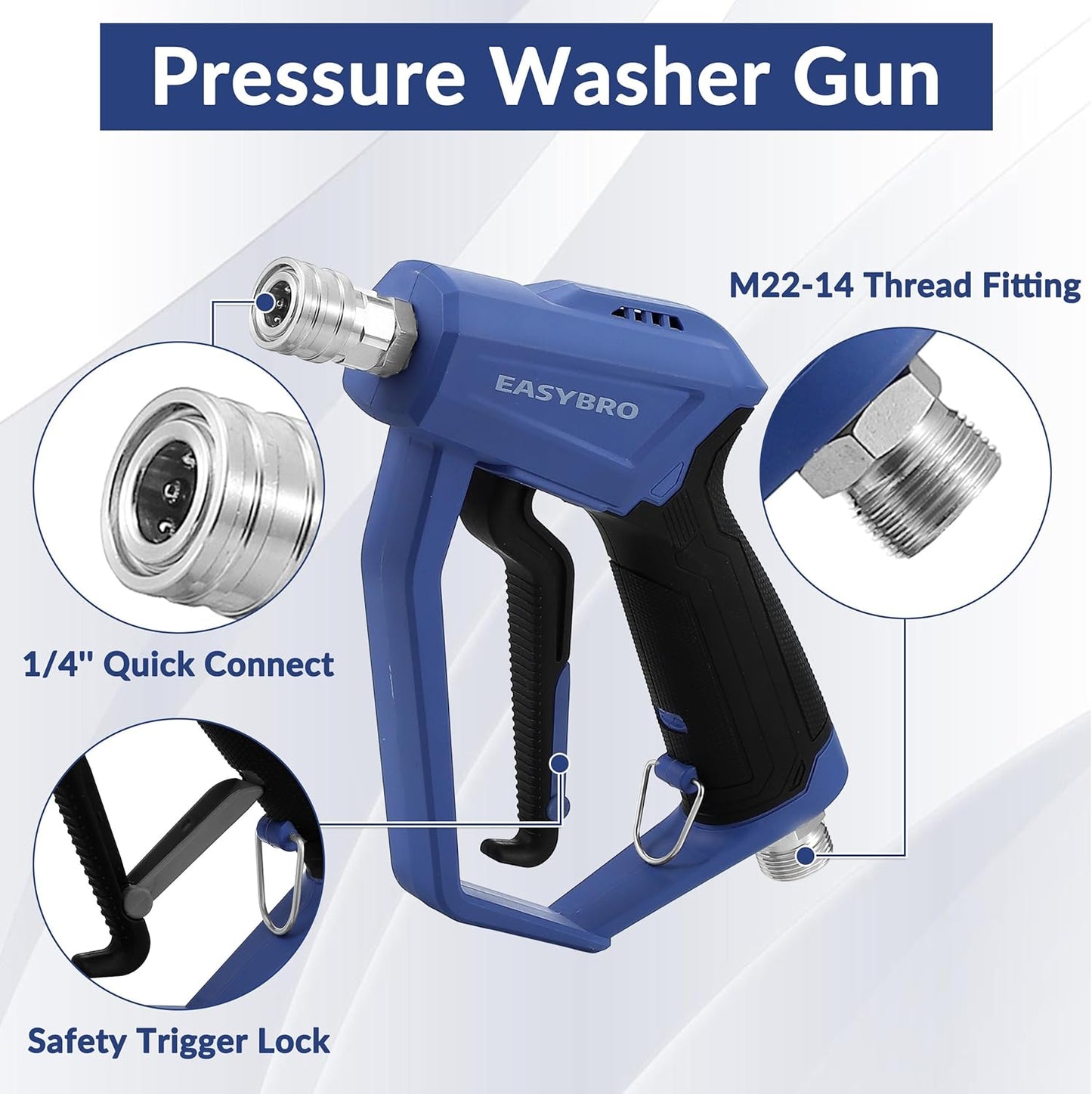 Pressure Washer Foam Gun with 1 Liter Cannon