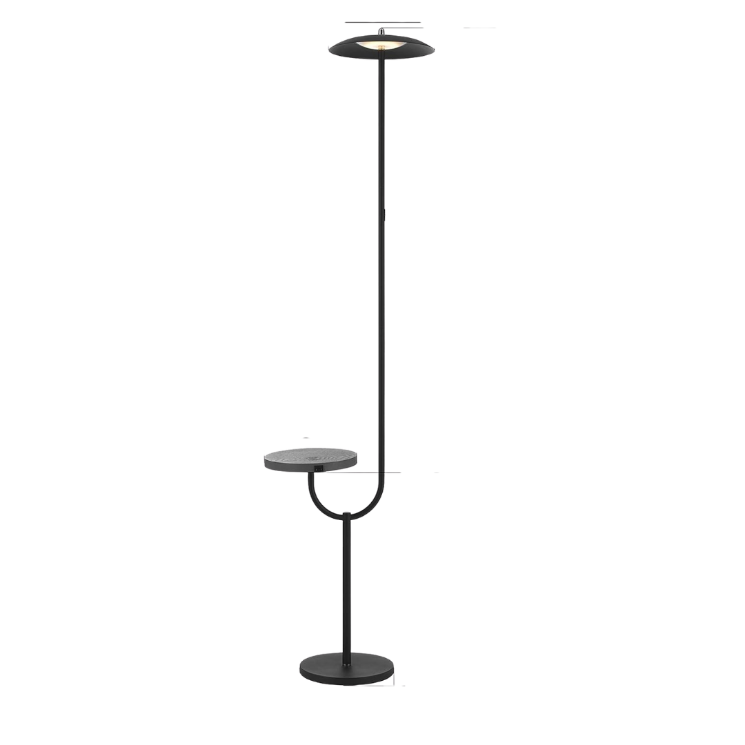 Floor Lamp with Wireless Charging Table