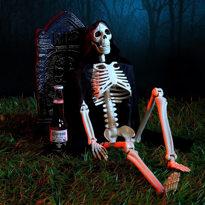 36in Posable Halloween Skeleton