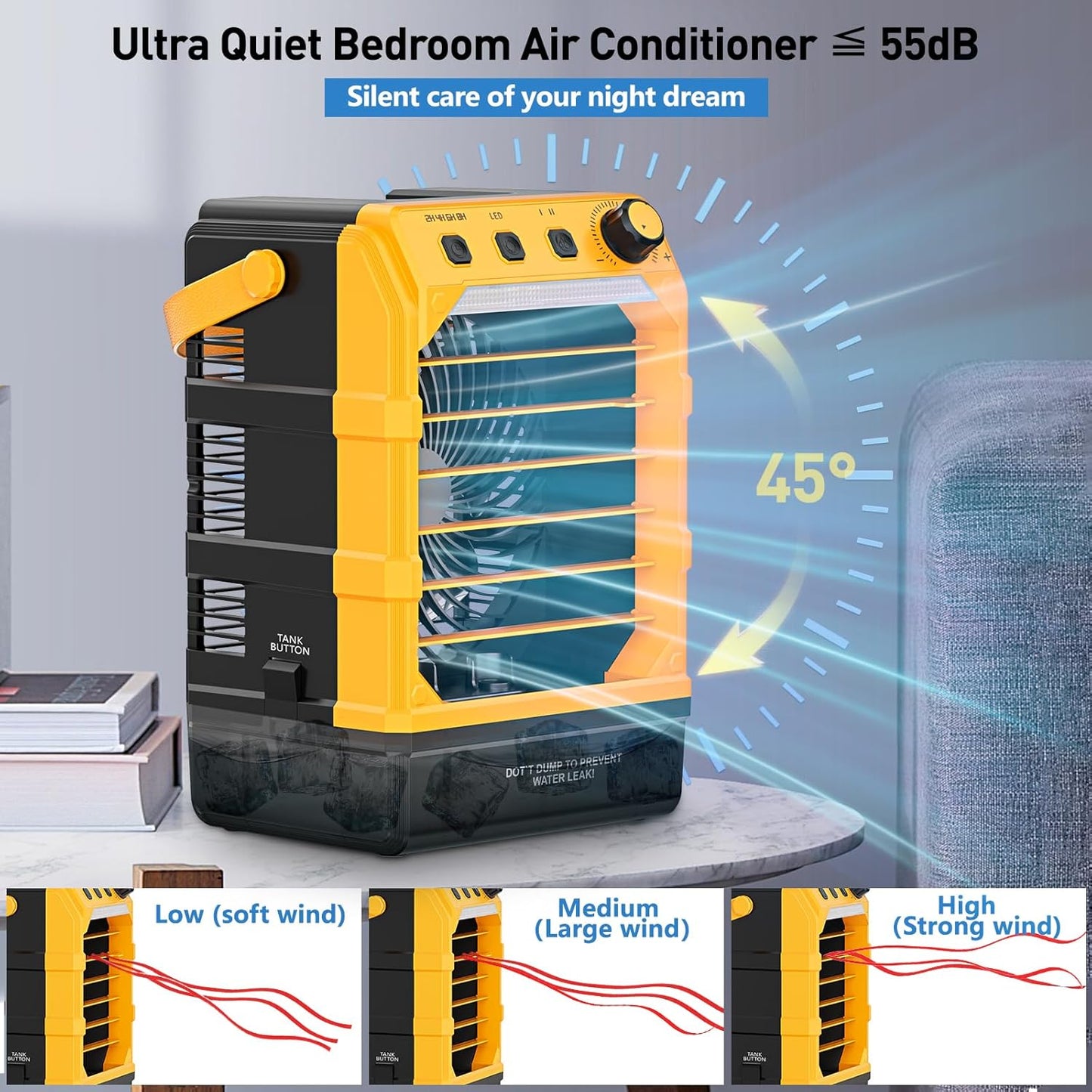 Portable Fan With Mist