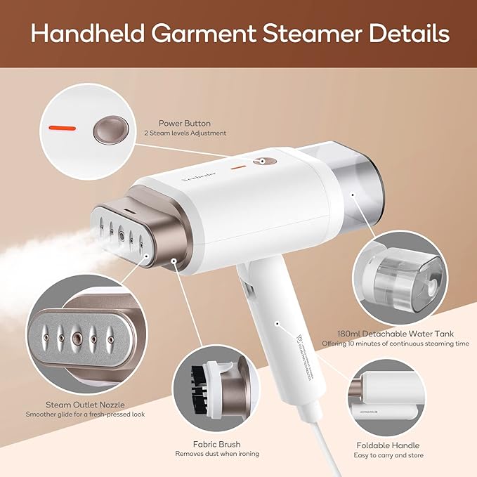 Newbealer 1200W Travel Steamer