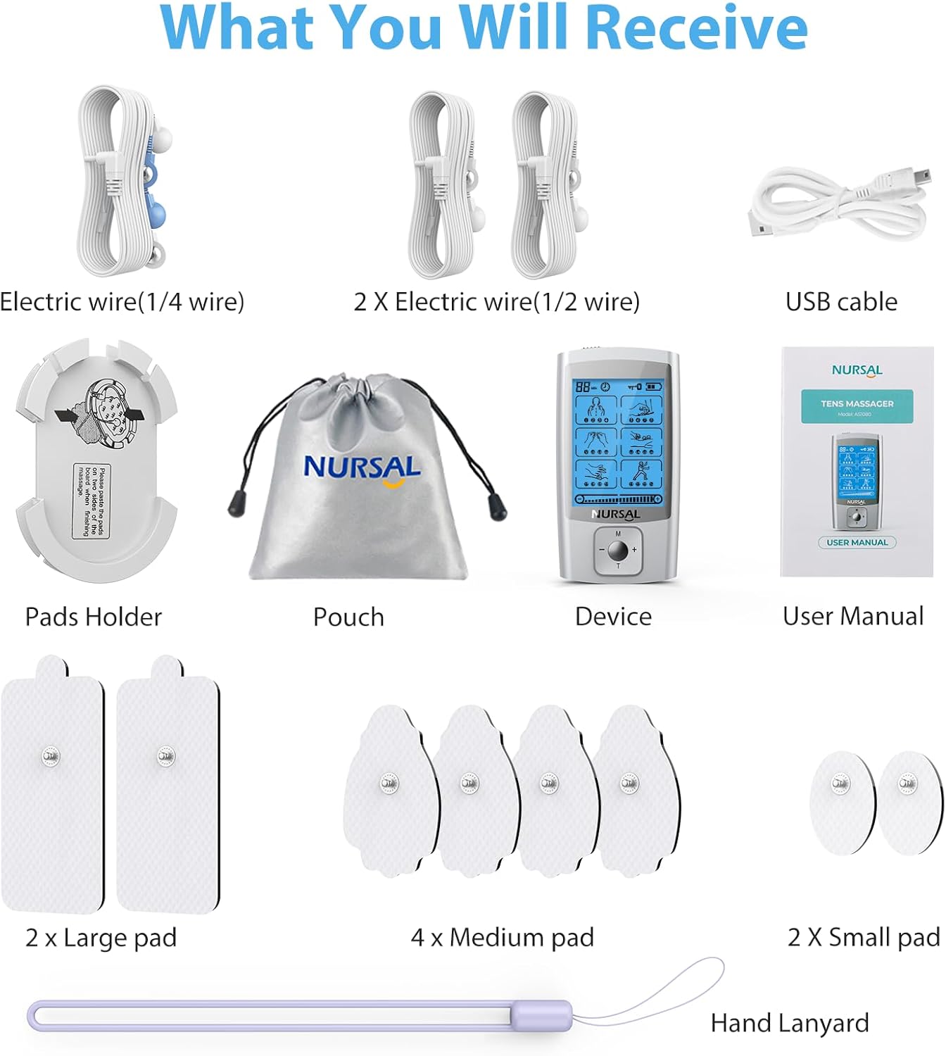 24 Modes TENS Unit Muscle Stimulator