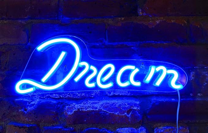 LED Neon Blue “Dream”