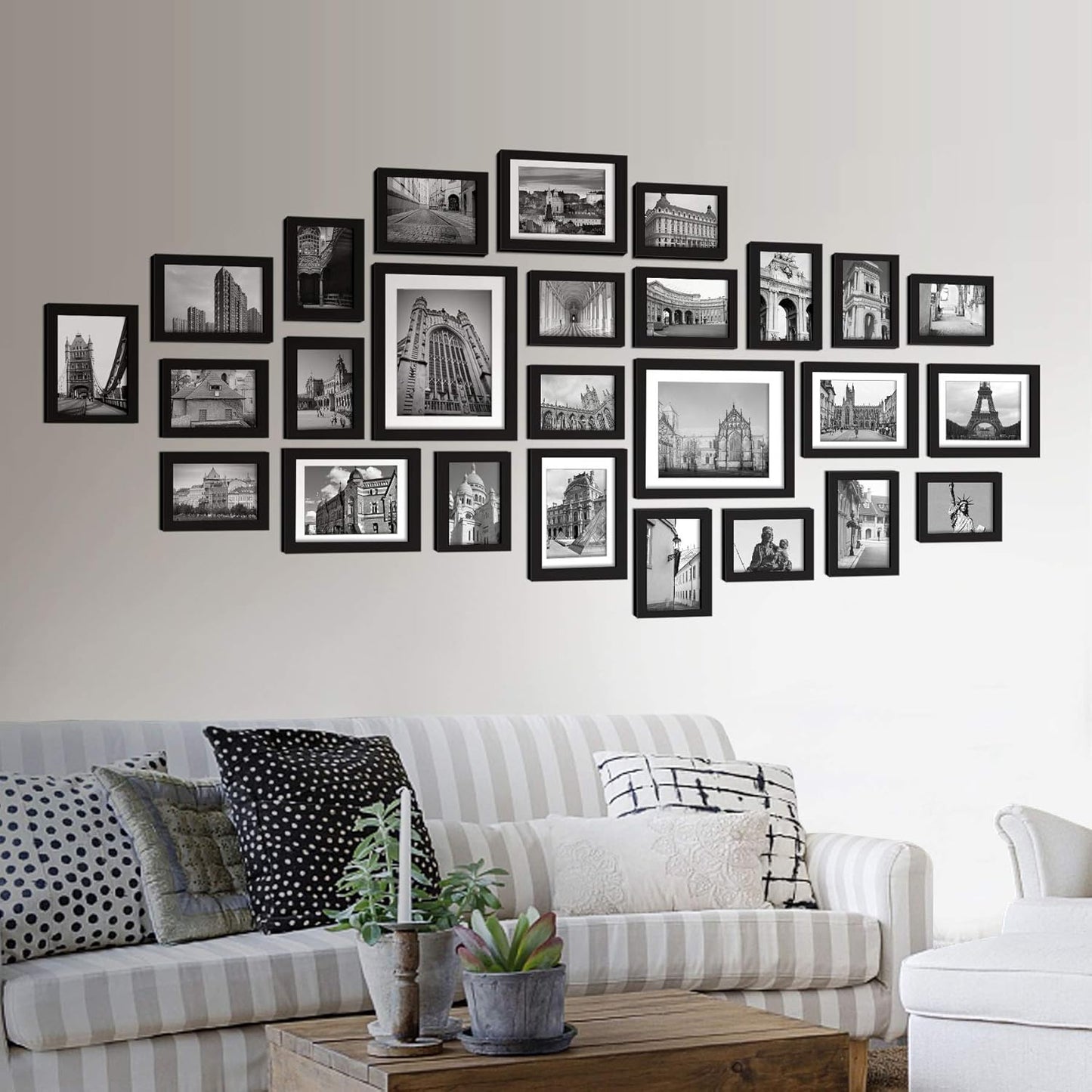 26 Pieces Picture Frames Set Collage Photo Frames