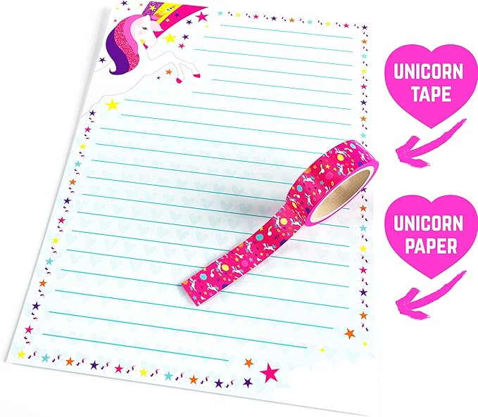 45-Piece Unicorn Stationery Set