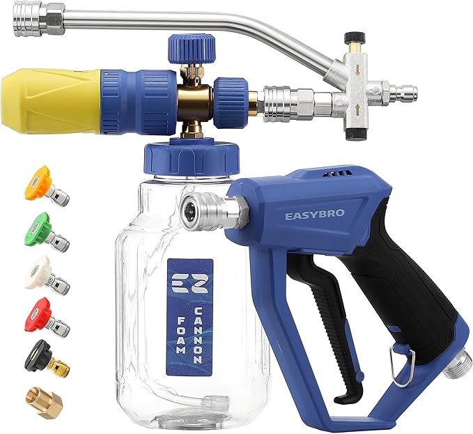 Pressure Washer Foam Gun with 1 Liter Cannon