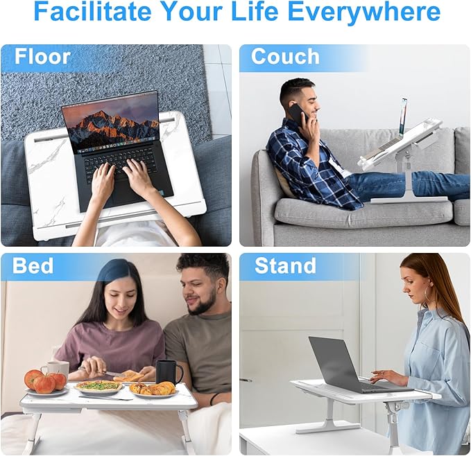Foldable Laptop Lap Desk with Drawer