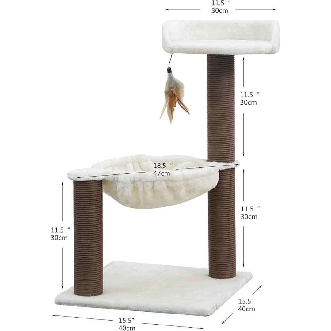 Cat Tree with Plush Perch