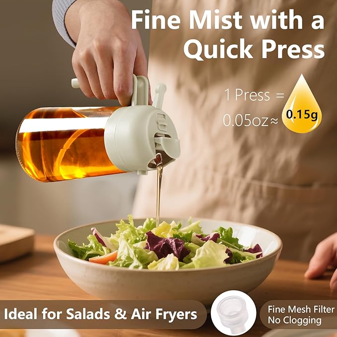 16oz/470ml Oil Dispenser and Sprayer