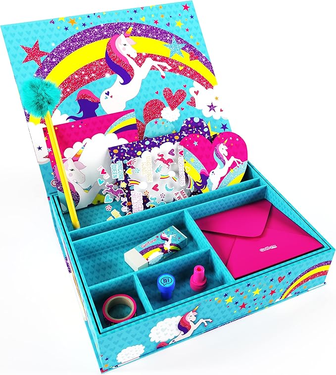 45-Piece Unicorn Stationery Set