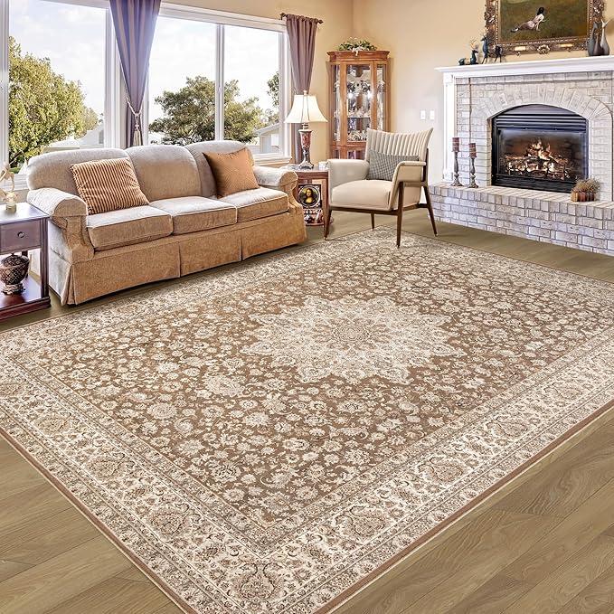 6x9 ft Floral Area Rug Carpet