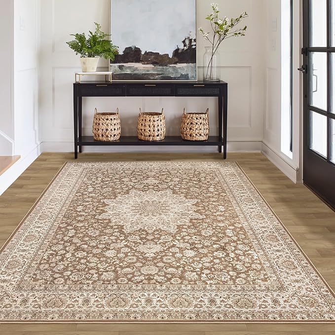 6x9 ft Floral Area Rug Carpet