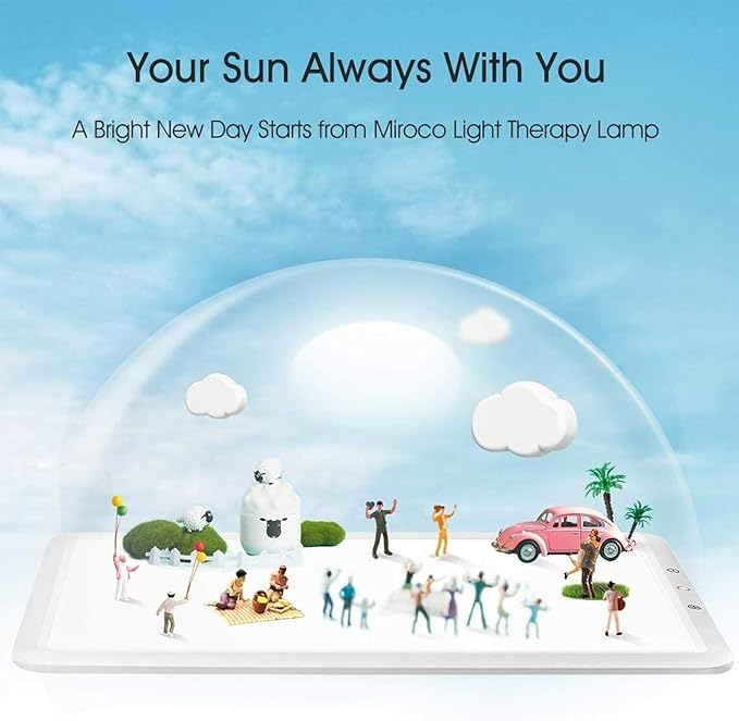 Miroco UV-Free Light Therapy Lamp