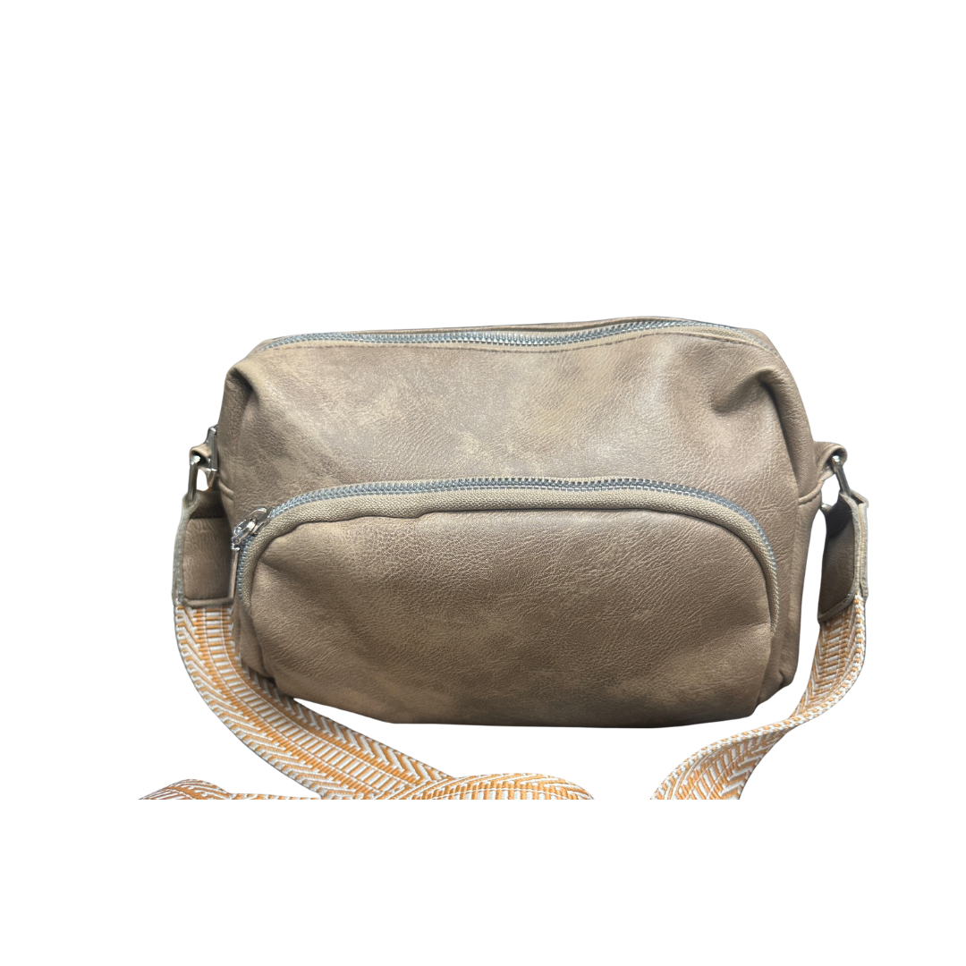 Vegan Leather Crossbody Shoulder Bag