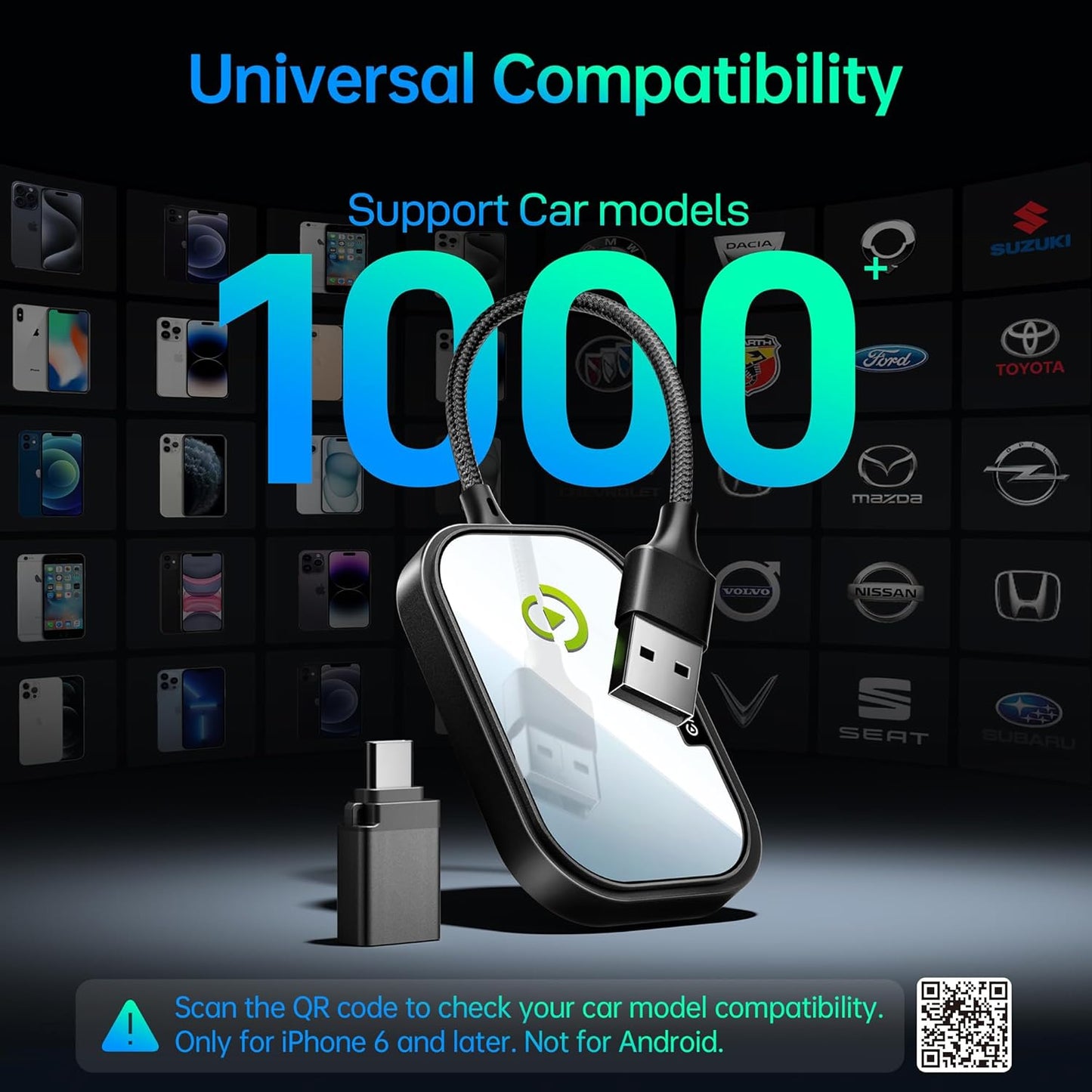 Wireless CarPlay Adapter for iPhone