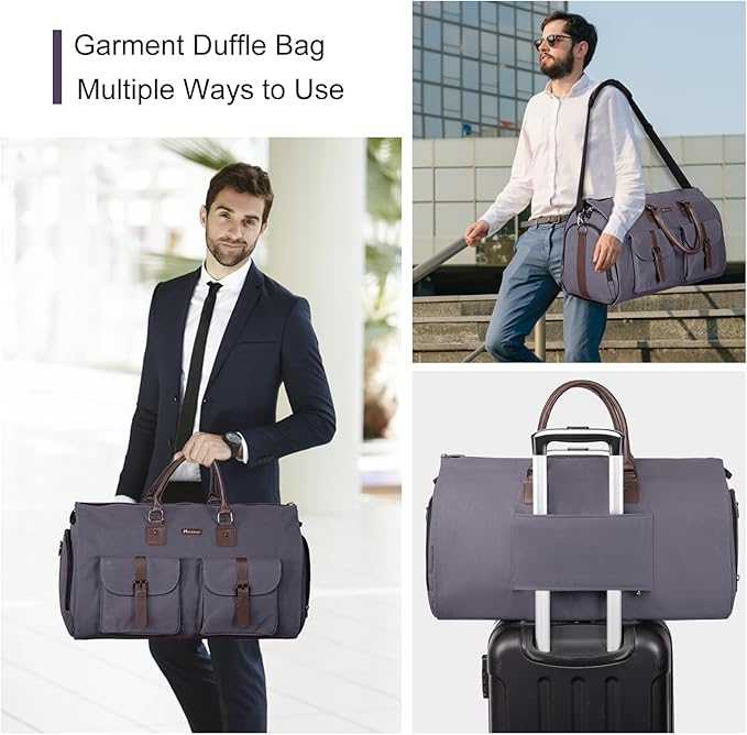 Convertible Canvas Duffle Bag