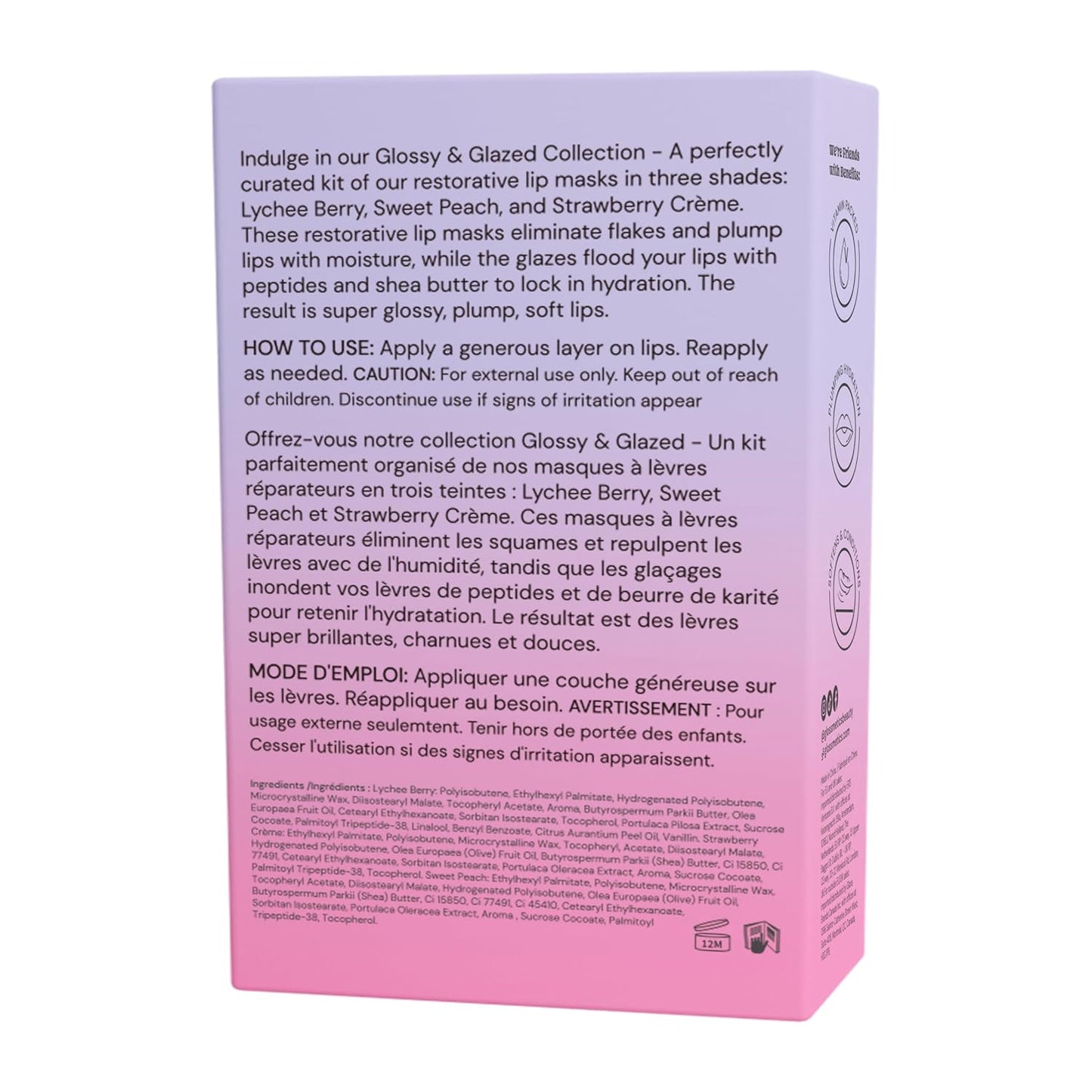 Glossmetics 3pk Glossy & Glazed