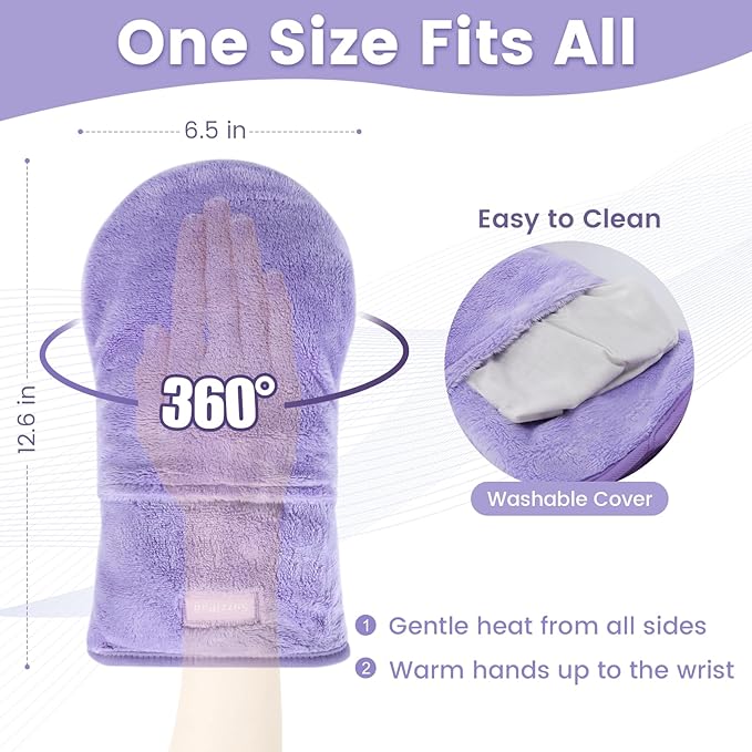 SuzziPad Microwaveable Heating Gloves