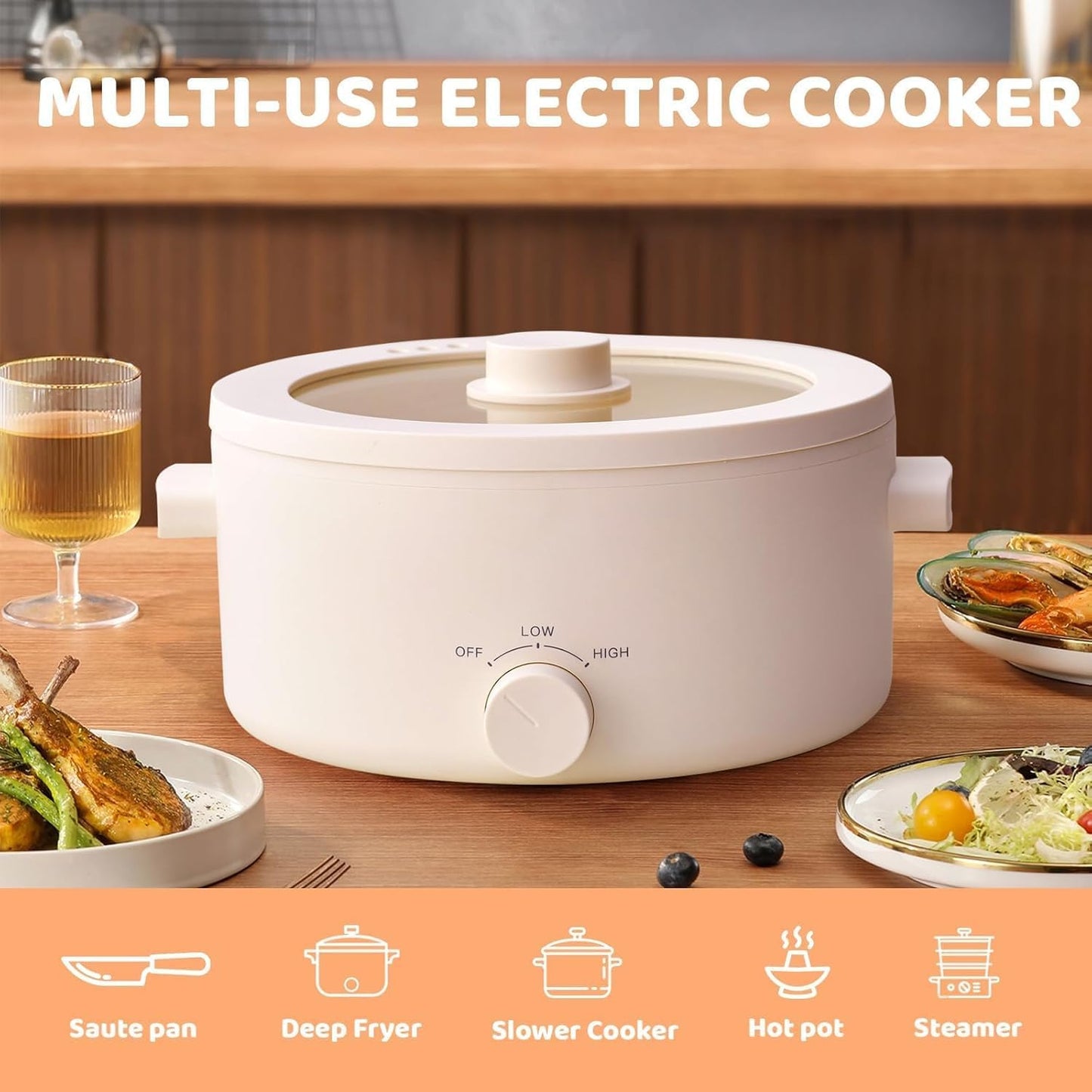 3.2Qt Multifunctional Electric Hot Pot