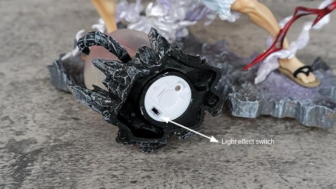 7" Luffy Thunderbolt Anime Figurine