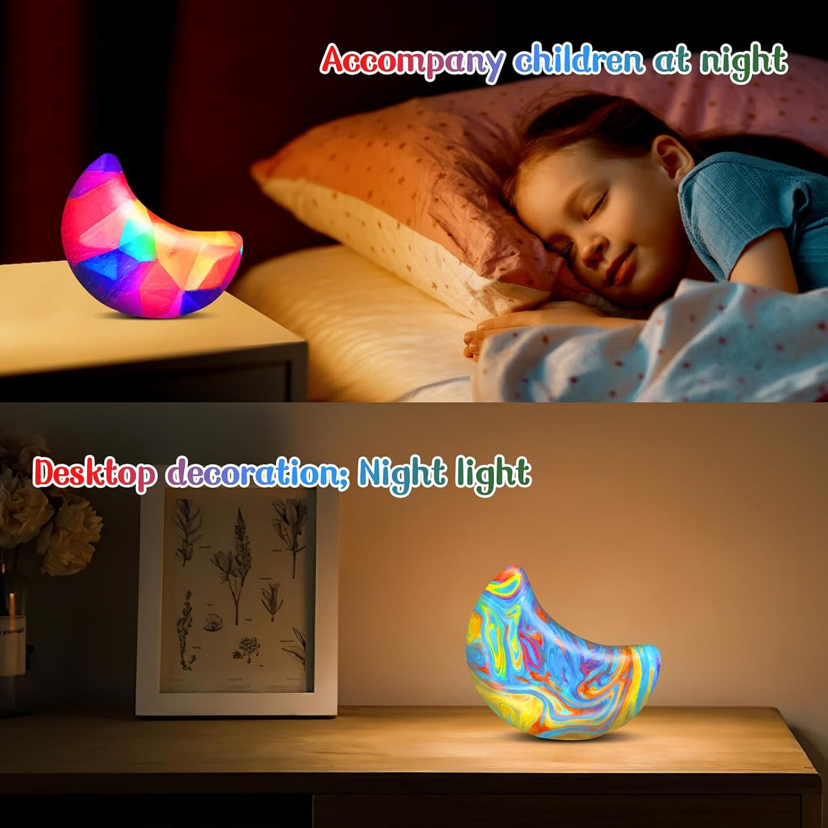 Moon Lamp Painting DIY for Kids