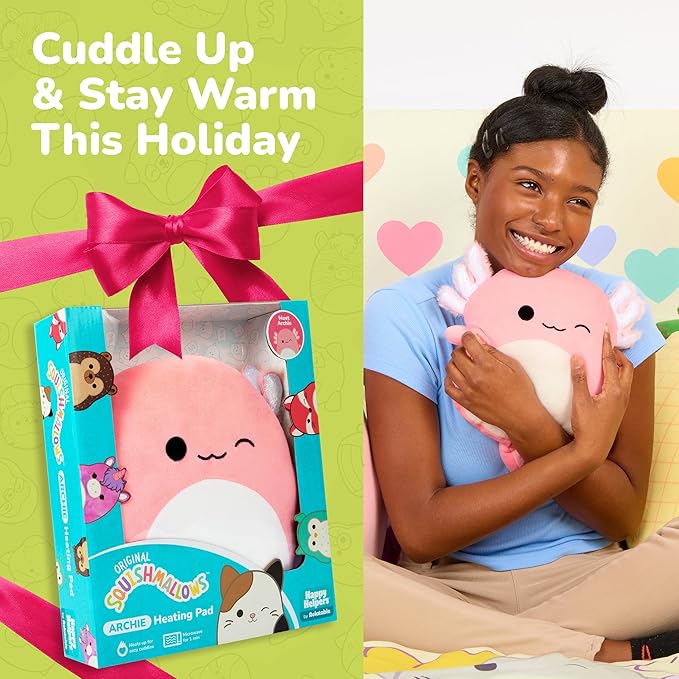 Squishmallows Archie Microwavable Heating Pad