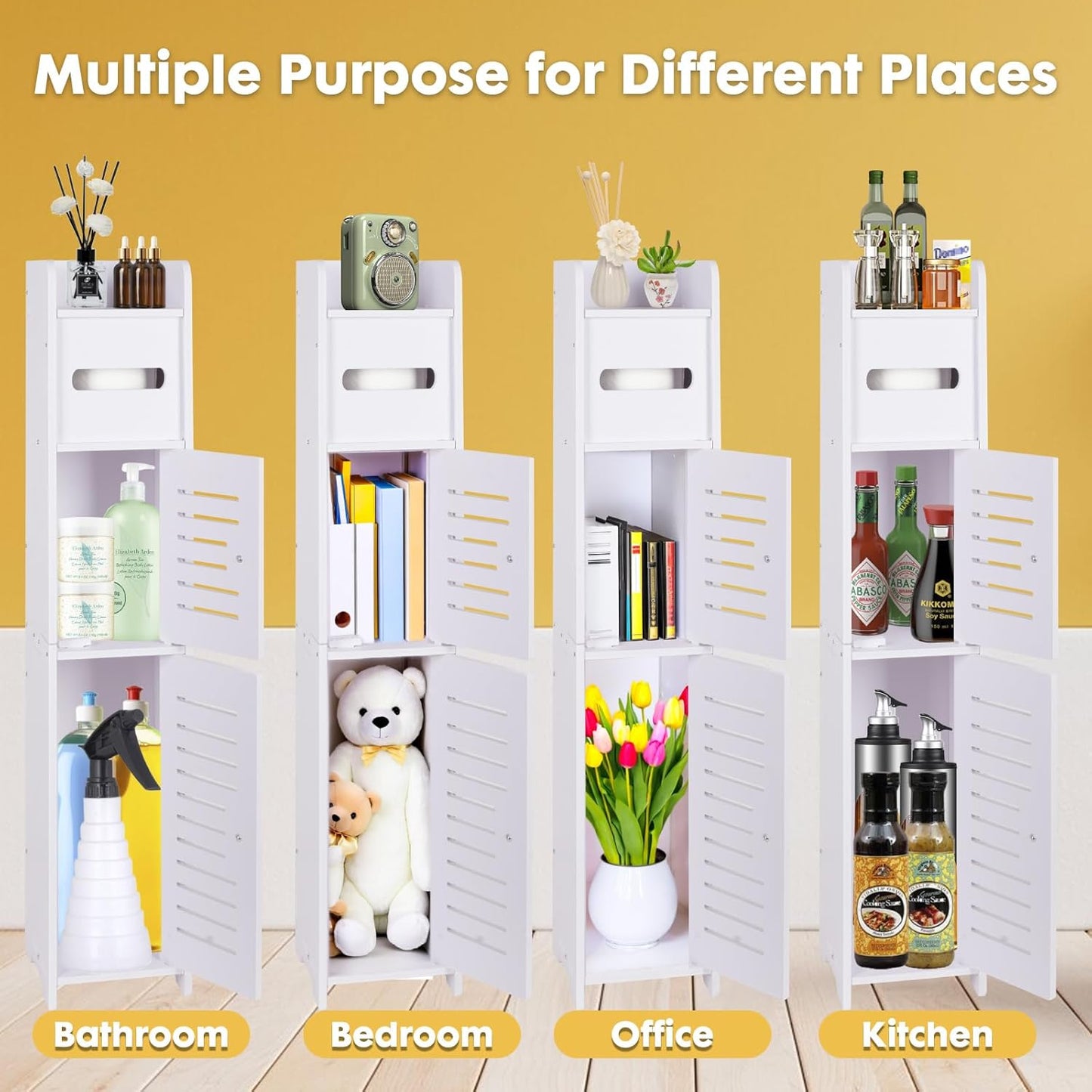 Toilet Paper Holder Mini Cabinet