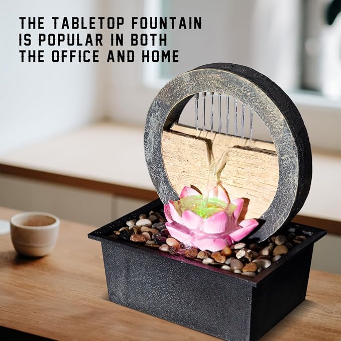 Zen Peaceful Water Meditation Decor