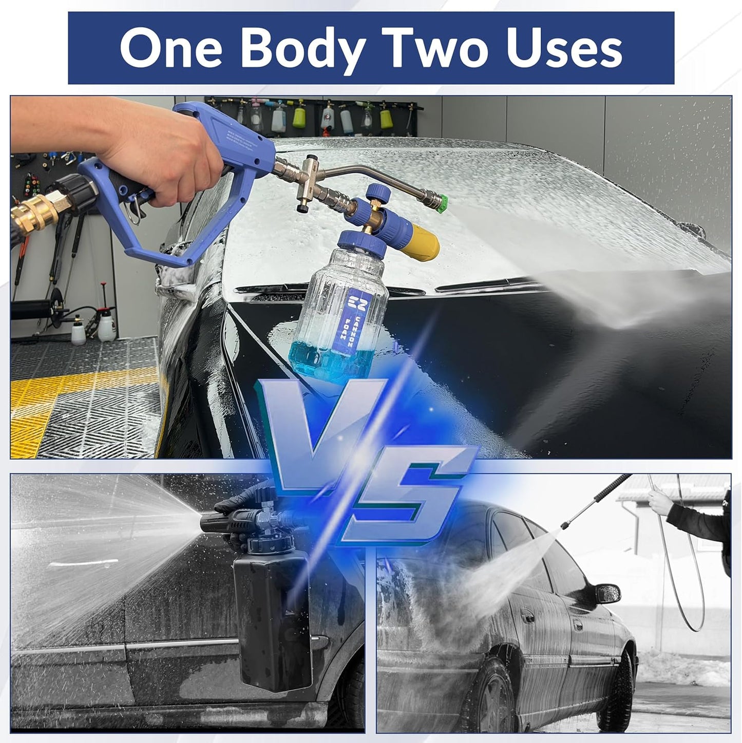 Pressure Washer Foam Gun with 1 Liter Cannon