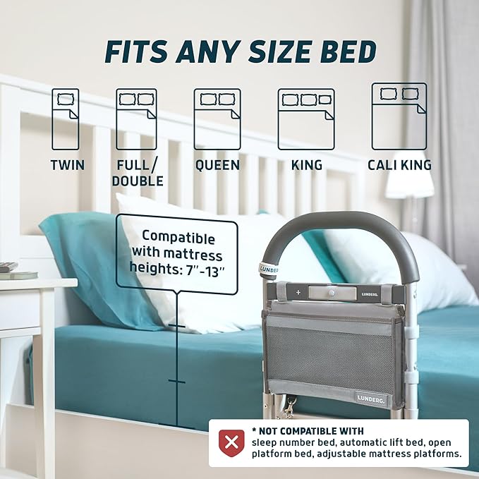 Bed Rail for Elderly Adults Safety & Post-Surgery