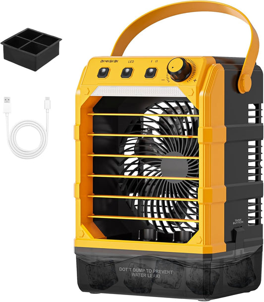 Portable Fan With Mist