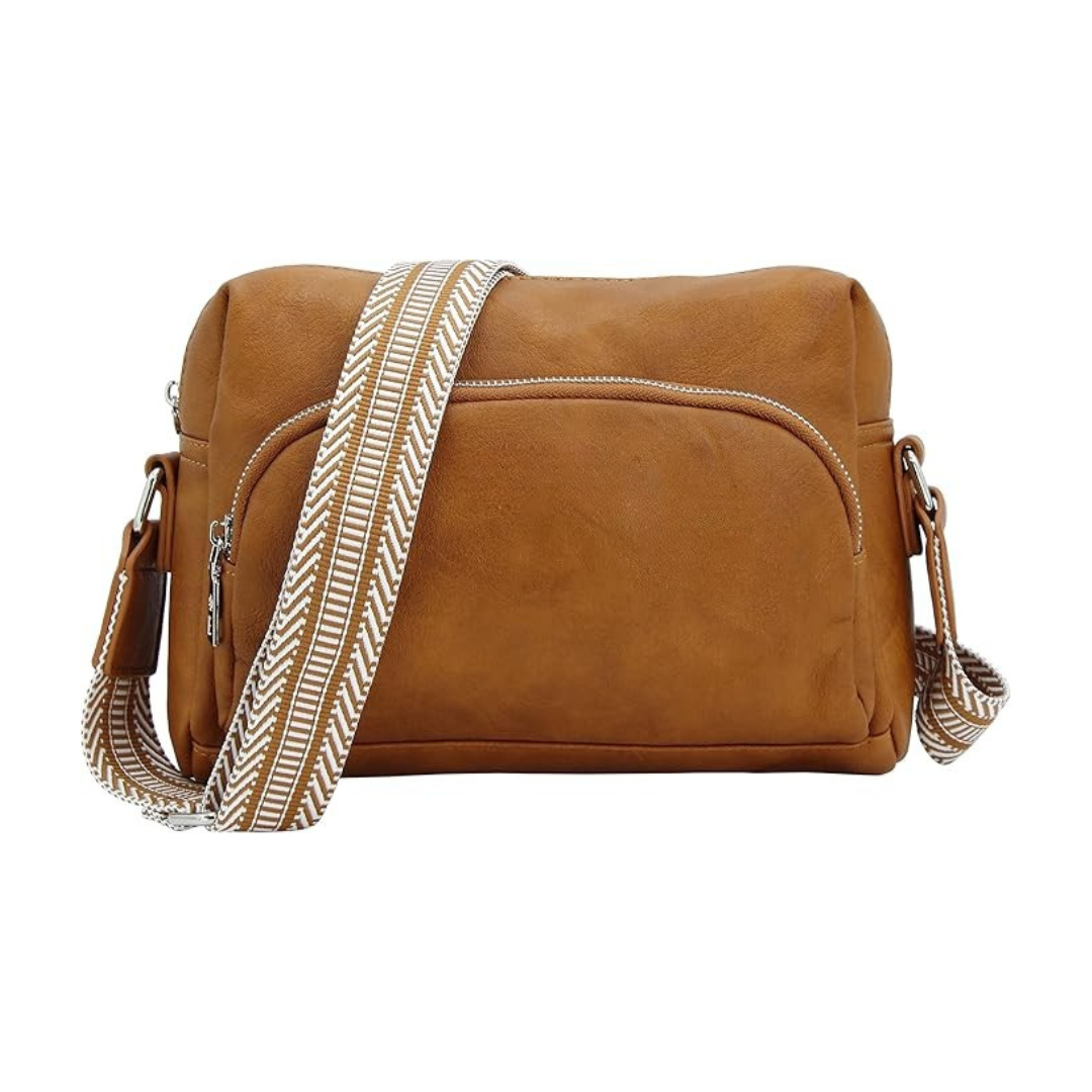 Vegan Leather Crossbody Shoulder Bag