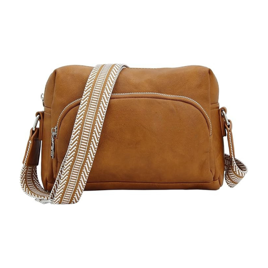 Vegan Leather Crossbody Shoulder Bag