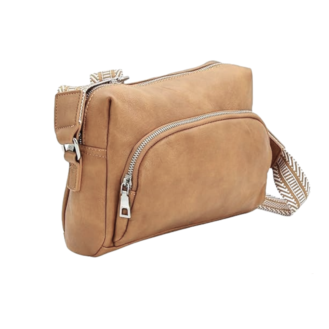 Vegan Leather Crossbody Shoulder Bag
