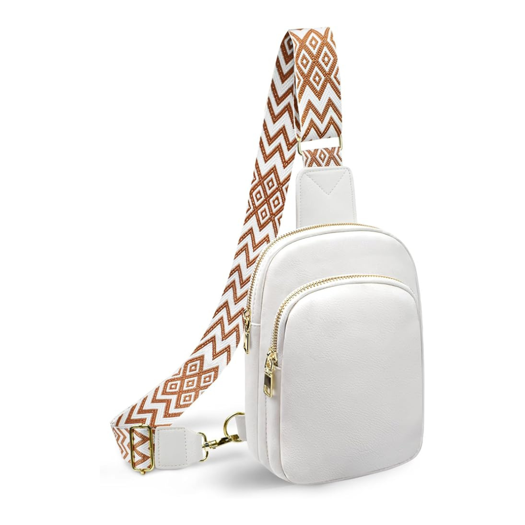 Vegan Leather Crossbody Sling Bag