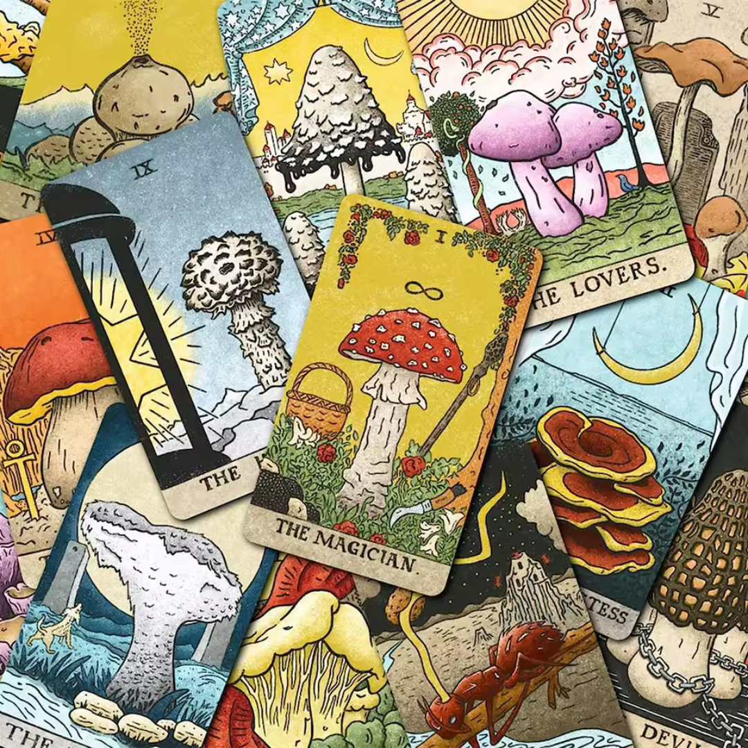 The Mushroom Hunter's Tarot Cards 78 Deck
