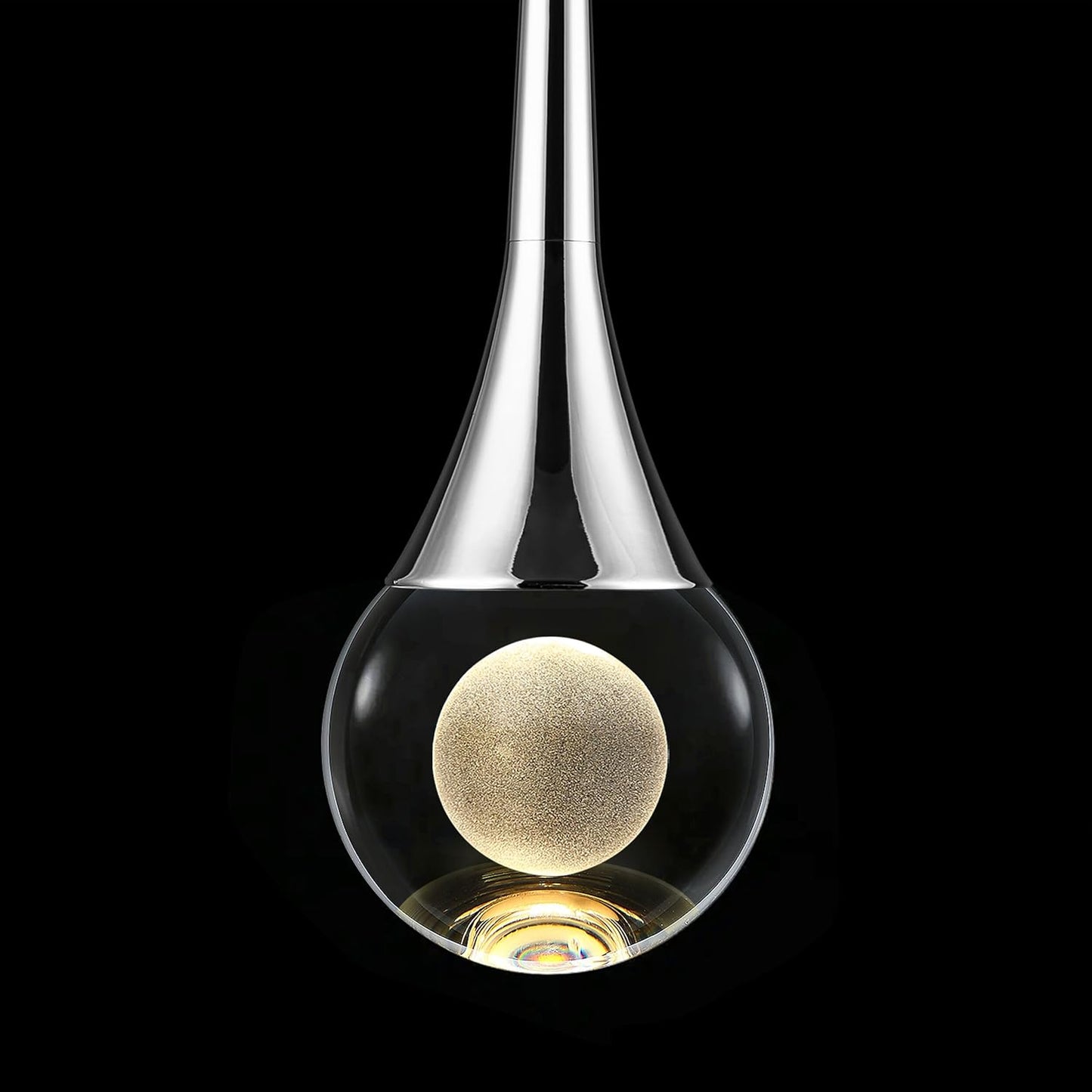 Dimmable Teardrop Pendant Light Fixture -LED