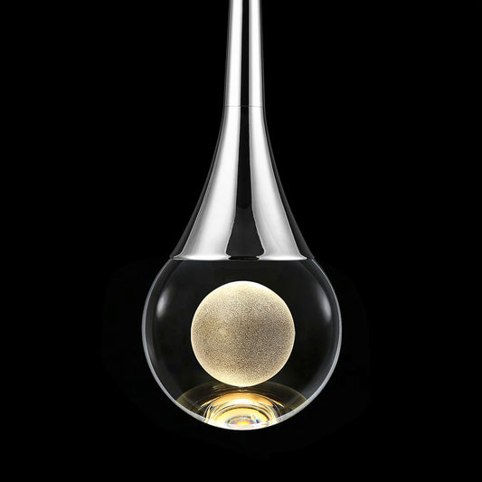 Dimmable Teardrop Pendant Light Fixture -LED