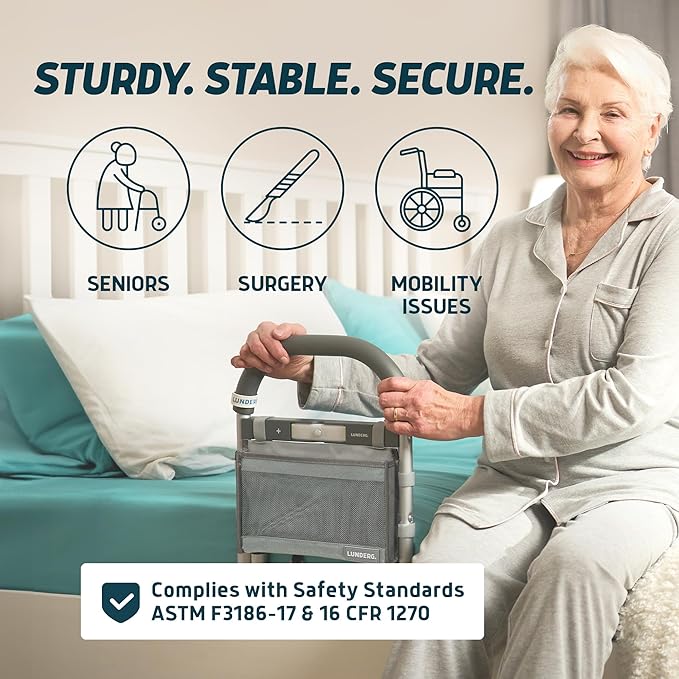 Bed Rail for Elderly Adults Safety & Post-Surgery
