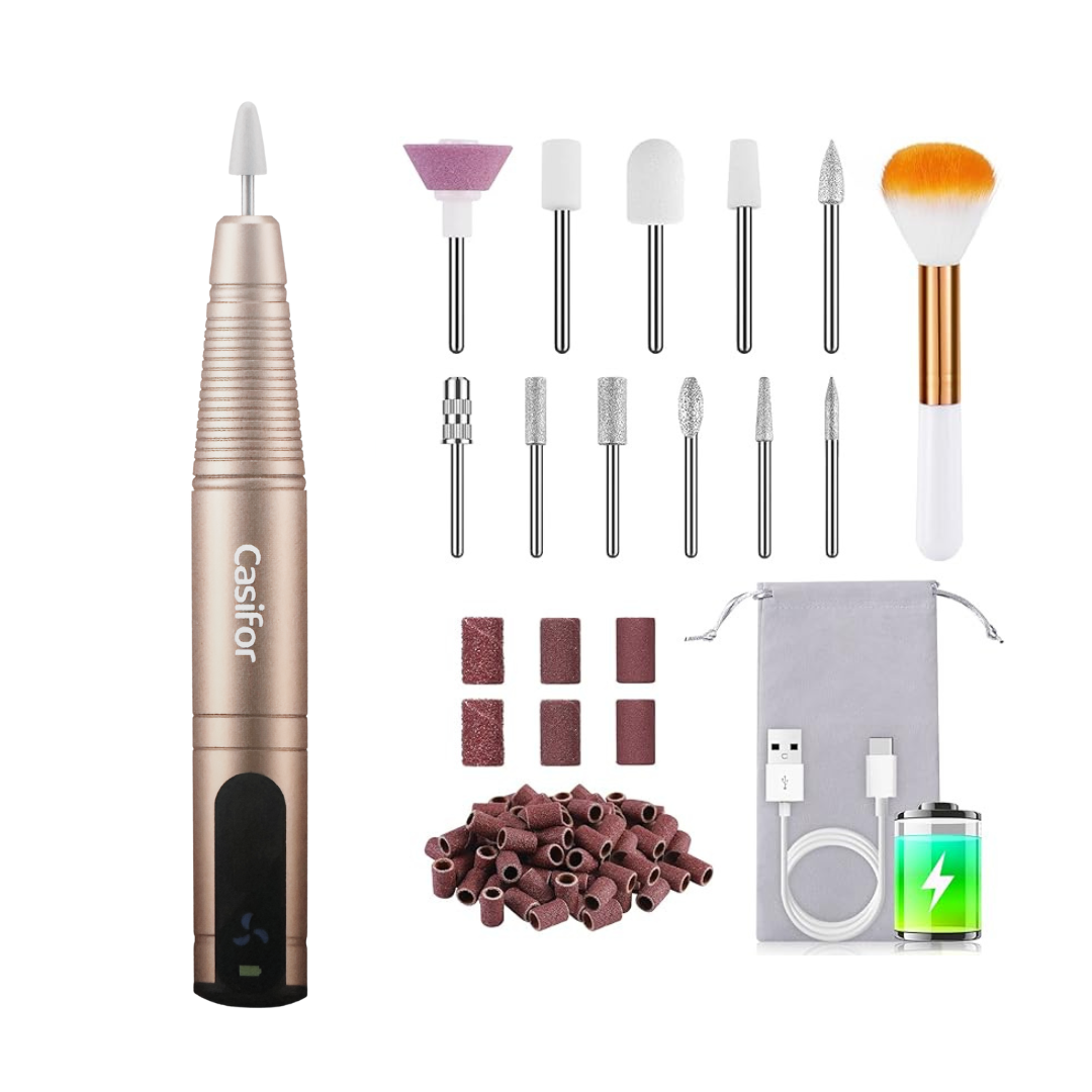 Cordless Professional Nail Filing Drill Kit – Aidyco