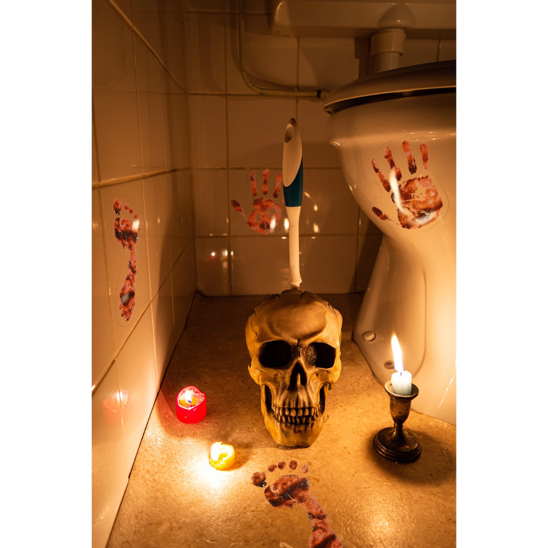 Bloody Hands and Footprints - Halloween Deco