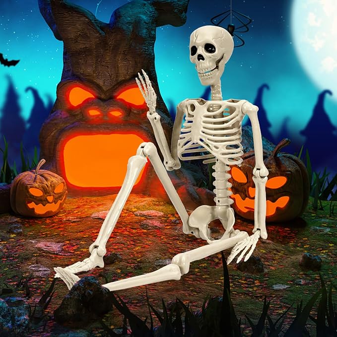36in Posable Halloween Skeleton
