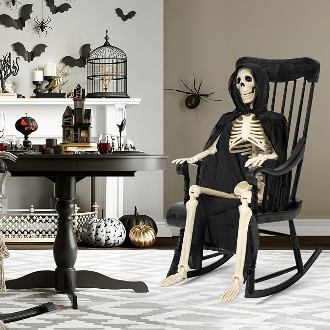 36in Posable Halloween Skeleton