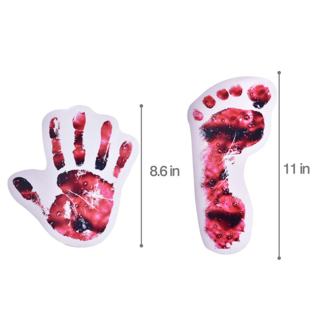 Bloody Hands and Footprints - Halloween Deco