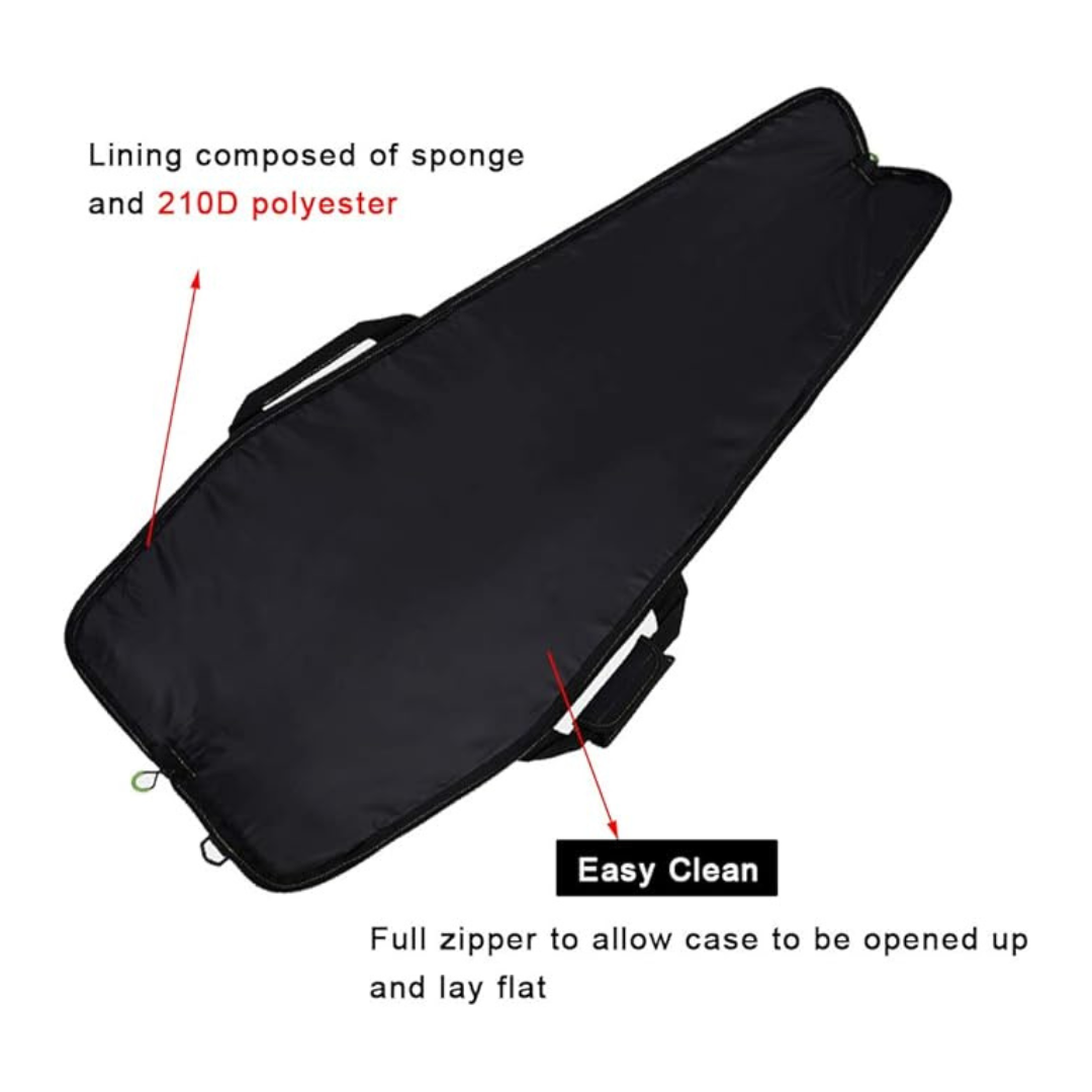 44 inch Scoped Rifle Case | Black Carrying Bag