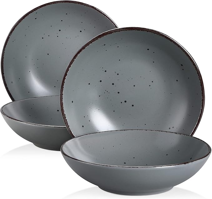 Vancasso 4pc MODA Plates Set - Grey