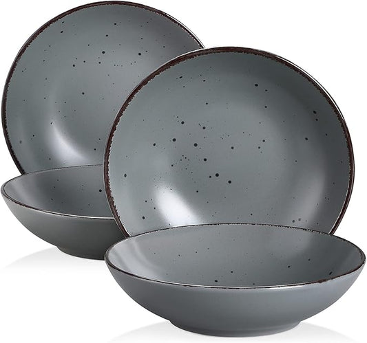 Vancasso 4pc MODA Plates Set - Grey