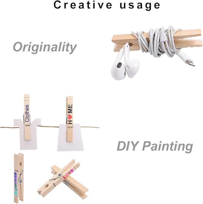 Wooden Clothes Pins